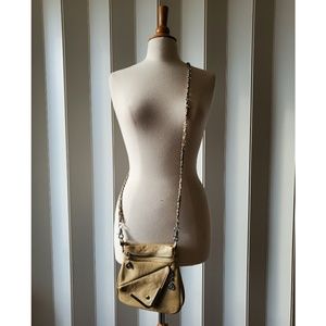 Miztique | Mini Light Tan Leather Crossbody